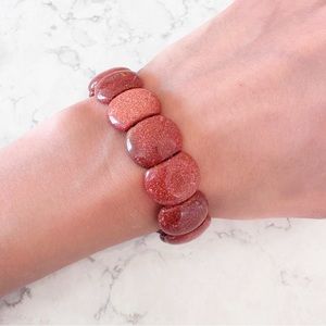 NEW Goldstone Quartz Bracelet